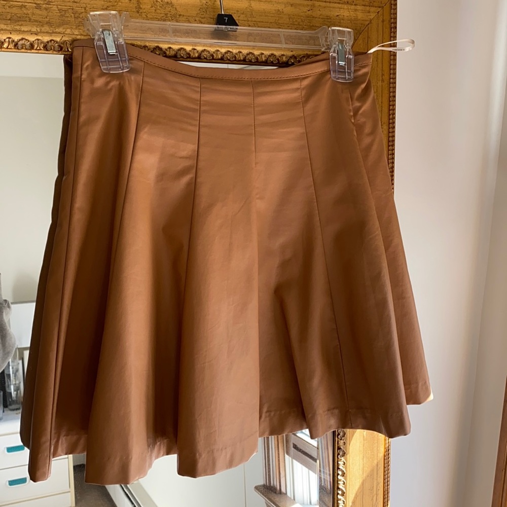 Forever 21 mini brown leather skirt
